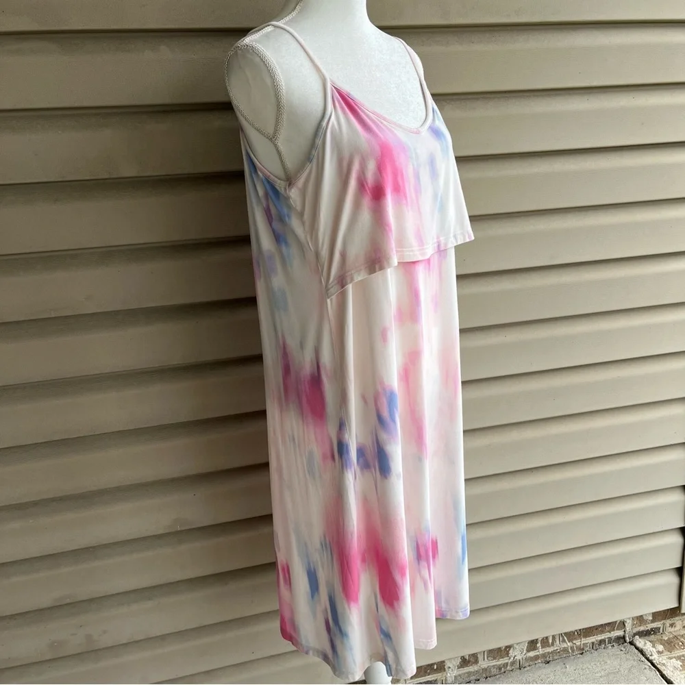 •Old Navy• Maternity Sleeveless Tie Dye Dress - Size Medium - Picture 4 of 7